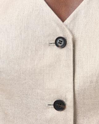 Averie Linen Waistcoat
