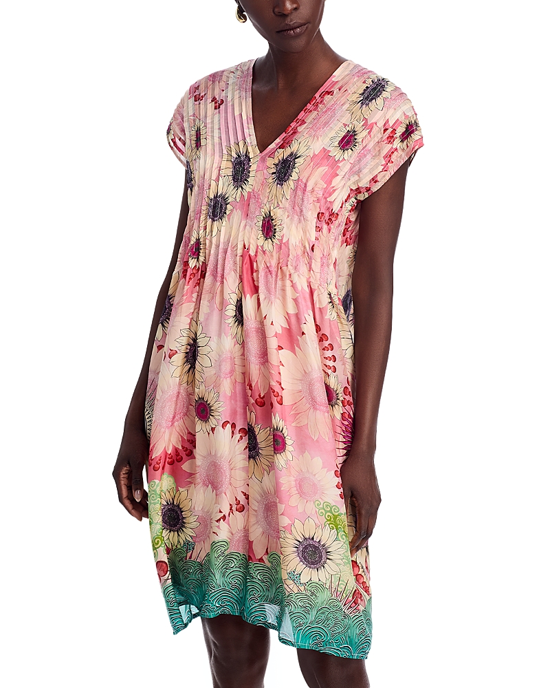 Johnny Was Rosa Pleated Dress In Emily