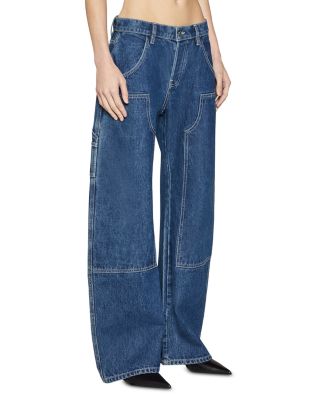 Enzo Double Knee Carpenter Jeans in Manhattan