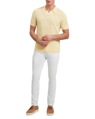 Willden Short Sleeve Open Neck Cotton Polo	