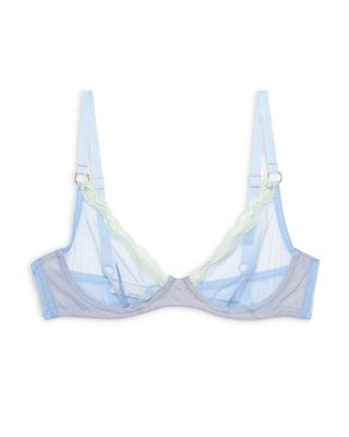 Sheer Tulle Underwire Demi Bra