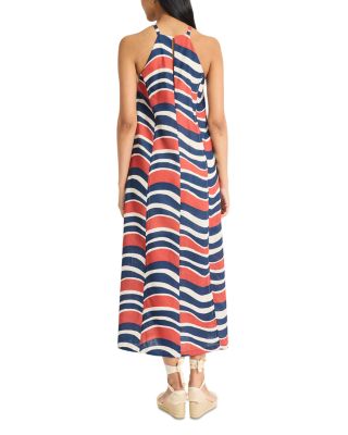 Keyhole Halter Maxi Dress