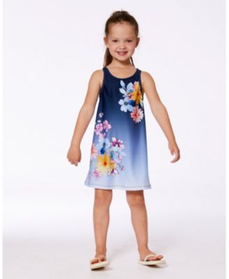 Girls' Printed Beach Dress - Little Kid