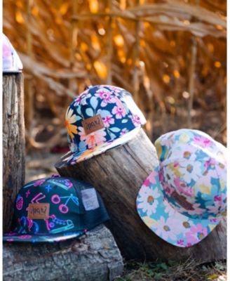  Girls' Printed Flowers Cap - Baby