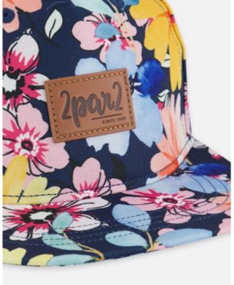  Girls' Printed Flowers Cap - Baby