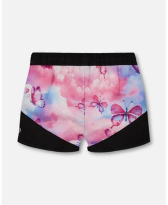 Girls' Printed Athletic Short - Little Kid