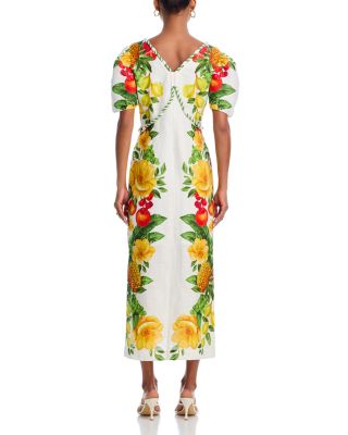 Picnic Flowers Maxi Dress