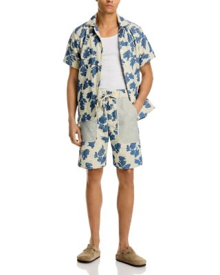 Contrast Cotton Shorts