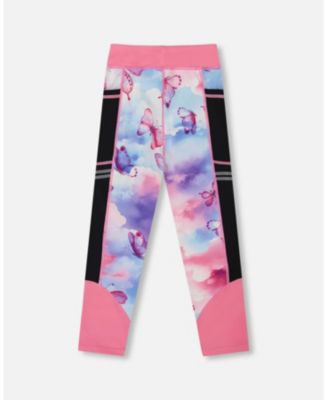 Girls' Printed Athletic Leggings - Little Kid