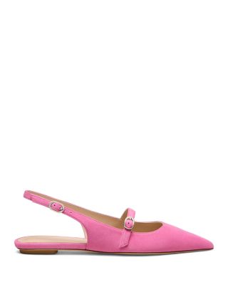 Women's Emilia Pointed Toe Slingback Mary Jane Shoes 