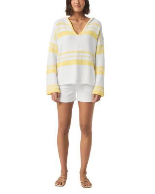 Blondie Hooded V Neck Sweater