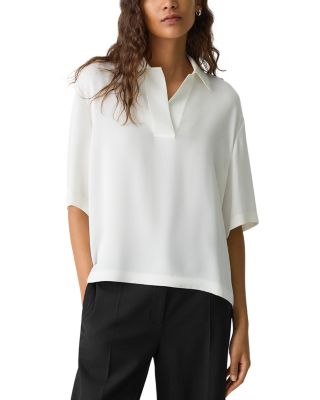 Theory - Silk Polo Top