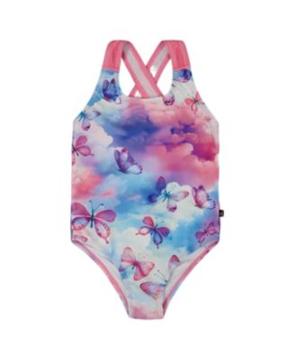 Girls' Printed One-Piece Swimsuit - Little Kid