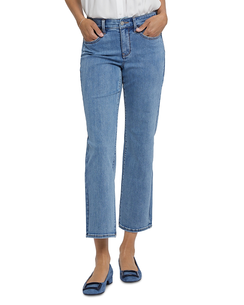 Nydj Marilyn Straight Ankle Jeans In Minorca Island