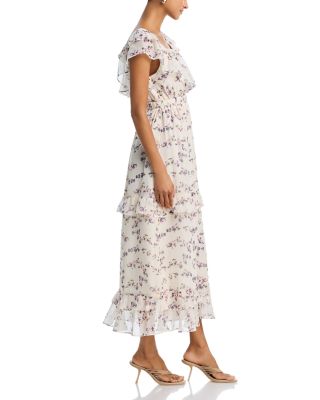 Floral Twist Front Maxi Dress - Exclusive