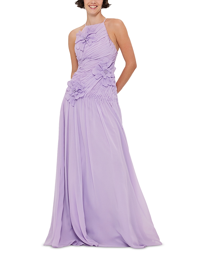 Leo Lin Amya Petal Gown In Purple