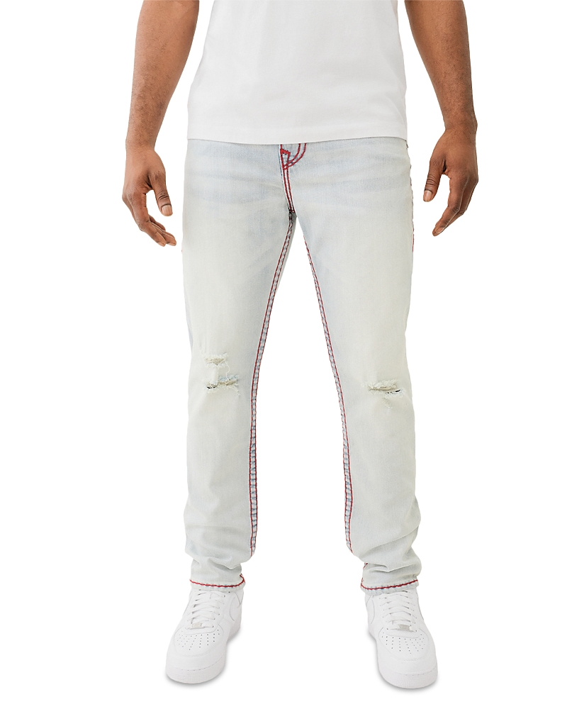 True Religion Rocco Skinny Fit Stretch Jeans in Blue Marine