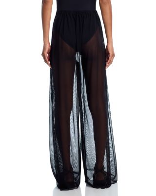 Mens Sheer Pleated Pants