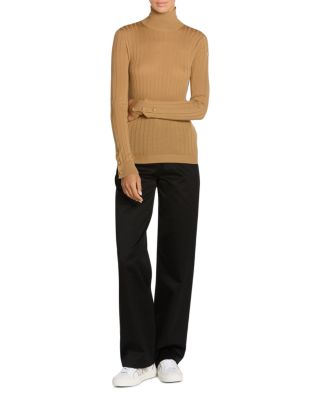 Wool Blend Turtleneck Sweater