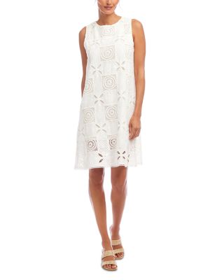 Karen Kane - Sleeveless Embroidered Shift Dress
