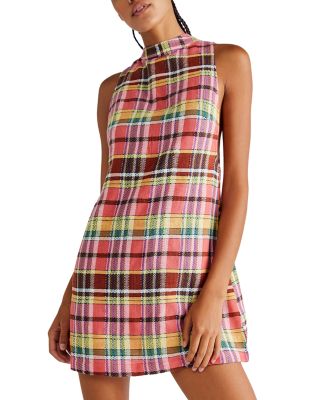 Free People - Walk The Walk Plaid Dress