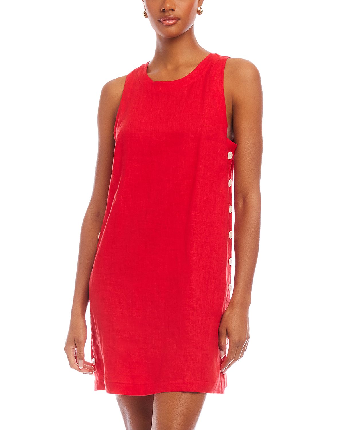 Fifteen Twenty Clarice Side Button Shift Dress