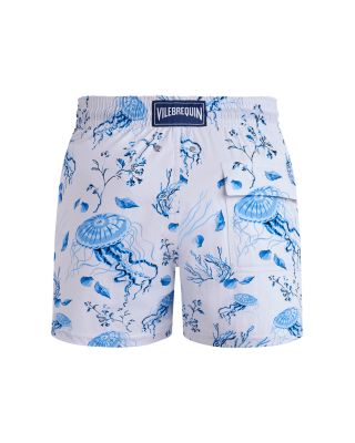Medusa & Shells Stretch 4.5" Swim Trunks