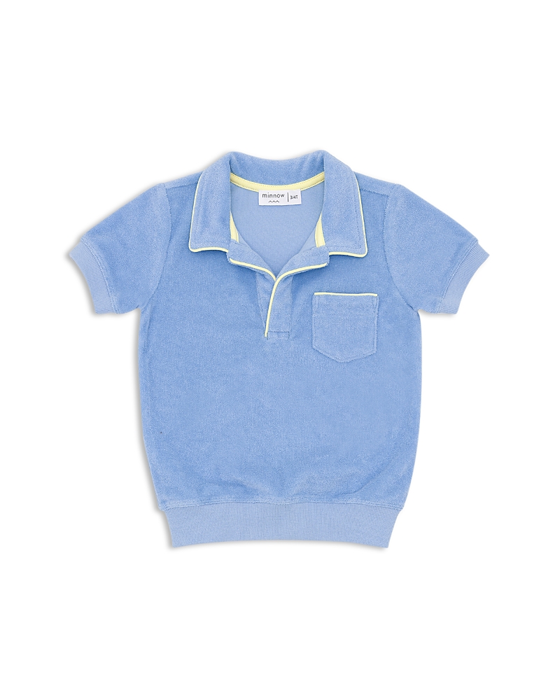 Minnow Boys' French Terry Polo - Baby, Little Kid, Big Kid