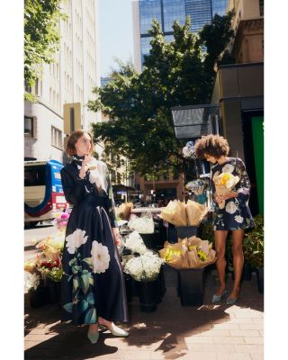 Suzanne Bell Sleeve Mini Dress