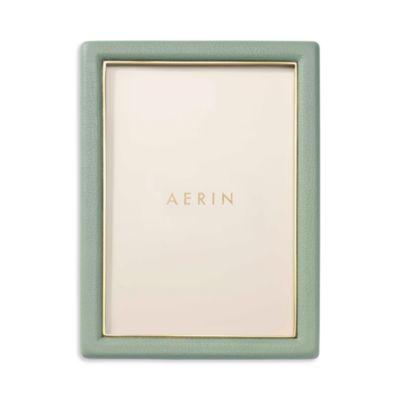 Piero Eucalyptus Leather Frame, 5" x 7"