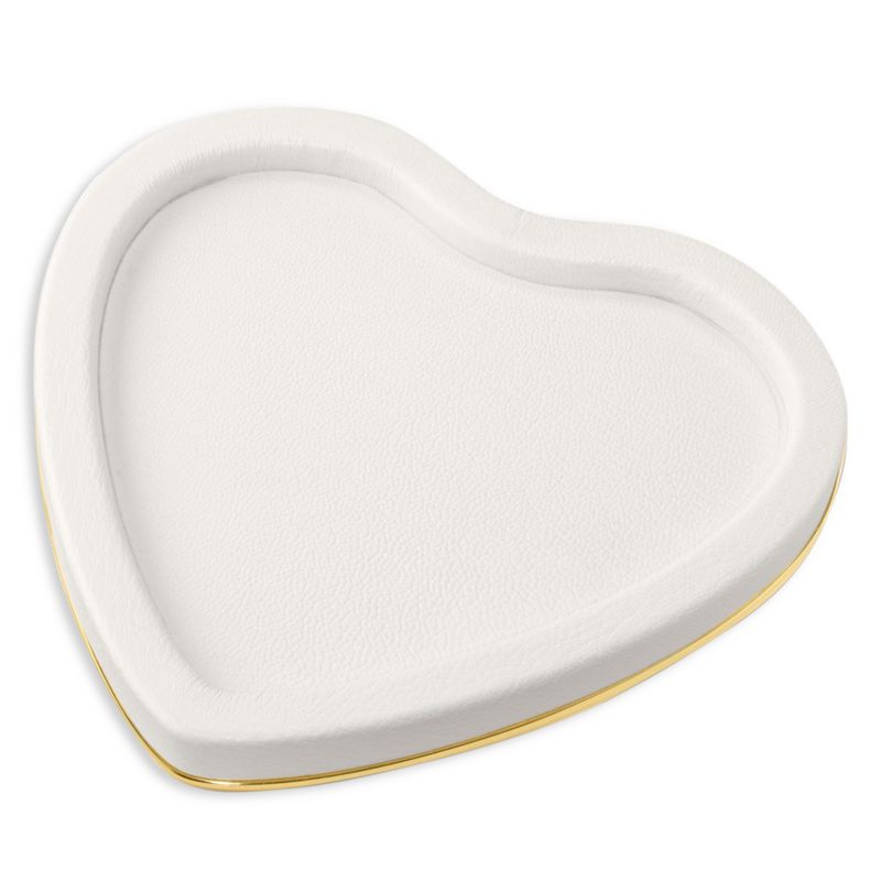 AERIN Piero Leather Heart Tray