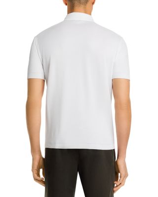 Jersey Knit Effect Polo Shirt