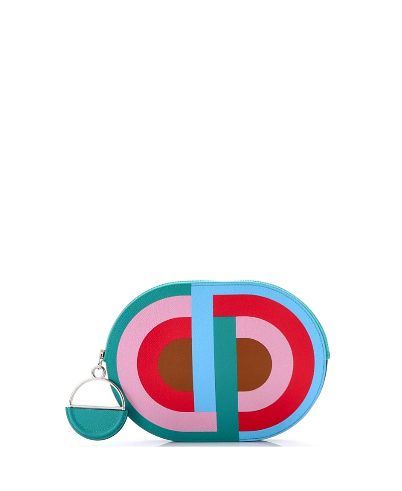 PRE-OWNED HERMES PRE-OWNED HERMES IN-THE-LOOP TO GO POUCH MULTICOLOR LEATHER