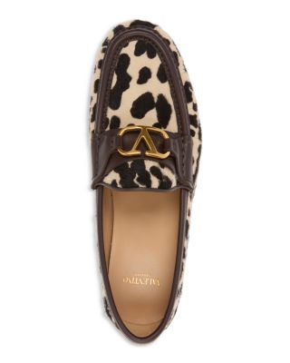 Women&#39;s VLogo Moess Calf Hair Loafer
