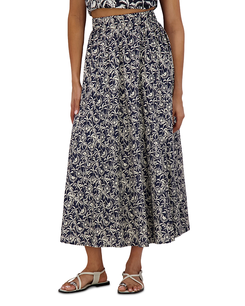 Point Linen Panel Skirt