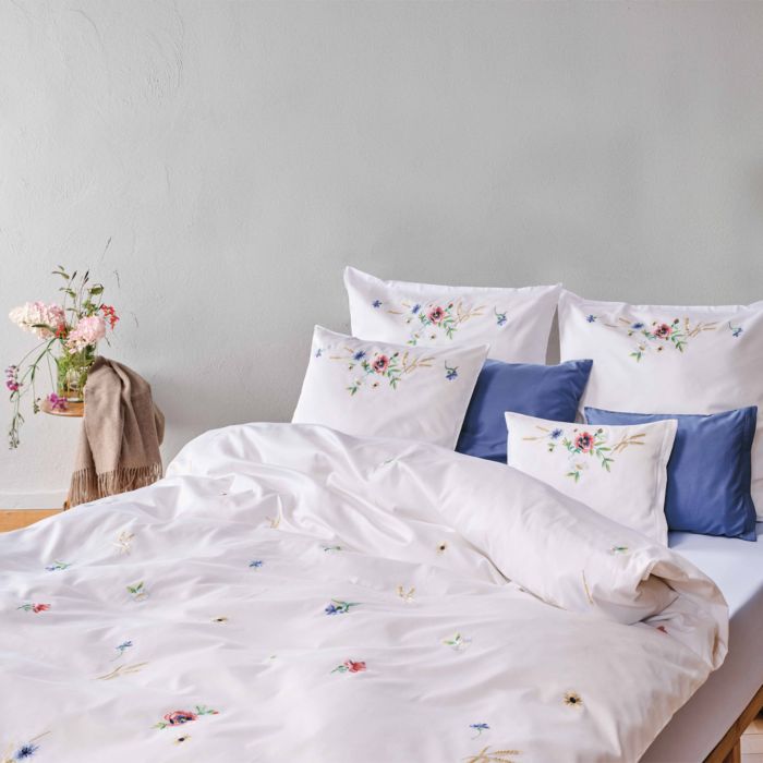 Summerfield Embroidered Sateen Euro Sham