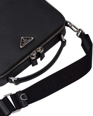  Brique Medium Saffiano Leather Bag