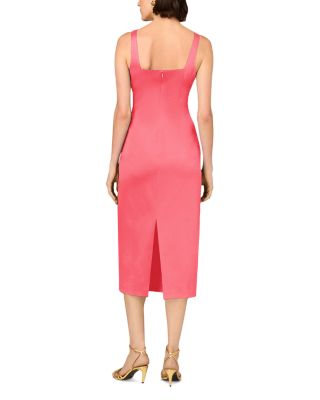 Stretch Mikado Midi Dress