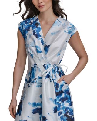 Floral Print A Line Dress