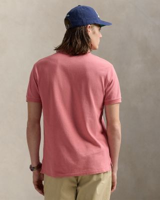 Custom Slim Fit Mesh Polo Shirt