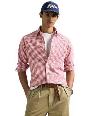 Classic Fit Gingham Oxford Shirt