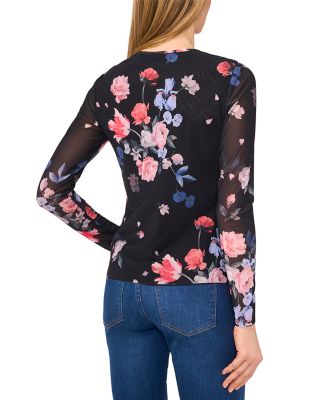 Long Sleeved Mesh Top