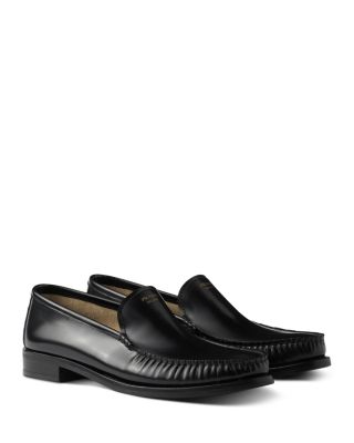 Women's Brushed Leather Loafers