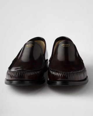  Women's Brushed Leather Loafers