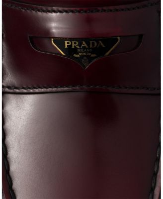 Women's Brushed Leather Loafers