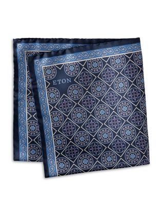 Medallion Silk Pocket Square