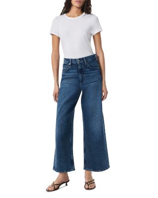 Andi High Rise Ankle Wide Leg Jeans in Adeline