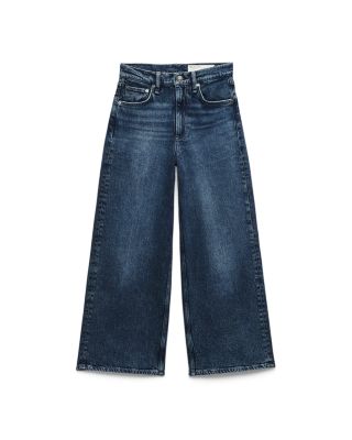 Andi High Rise Ankle Wide Leg Jeans in Adeline