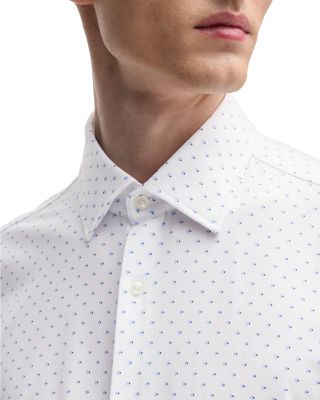 Hank Slim Fit Geo Dress Shirt