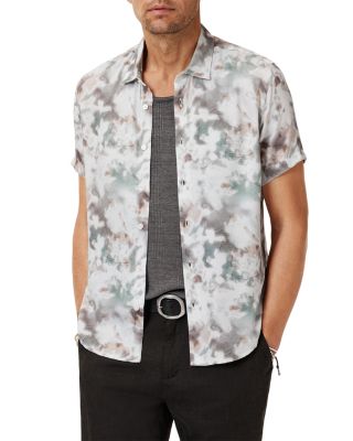 Sean Regular Fit Twine Print Short Sleeve Shirt
